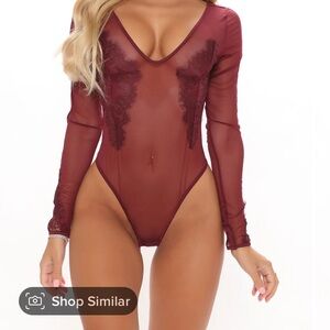 Long Sleeve Lingerie Bodysuit